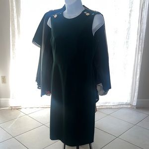 Sleeveless dress - emerald green